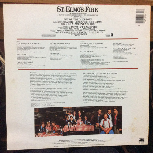 Various - St. Elmo's Fire (Original Motion Picture Soundtrack) - LP