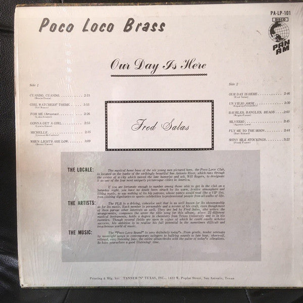 Fred Salas And The Poco Loco Brass - Our Day Is Here - LP