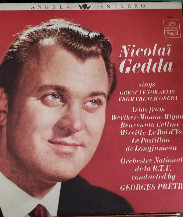 Nicolai Gedda - Sings Great Tenor Arias From French Opera - LP