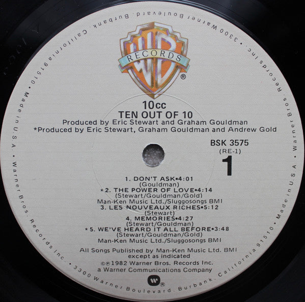 10cc - Ten Out Of 10 - LP