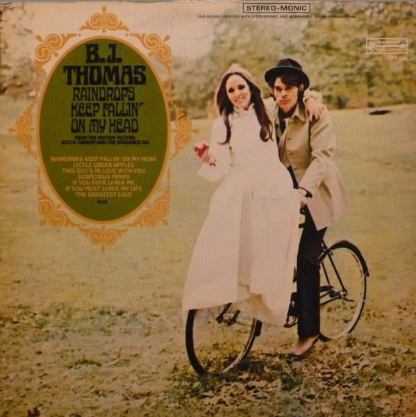 B.J. Thomas - Raindrops Keep Fallin' On My Head - LP
