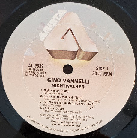Gino Vannelli - Nightwalker - LP