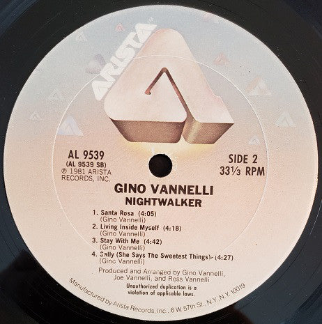 Gino Vannelli - Nightwalker - LP