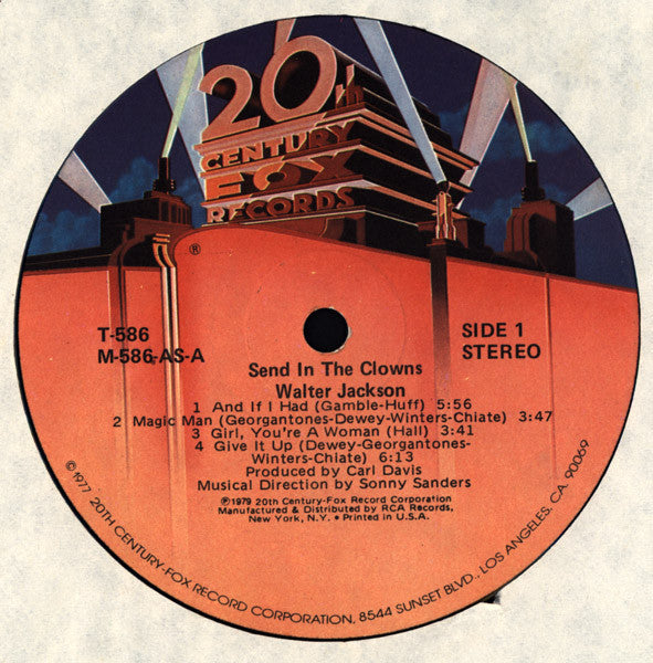 Walter Jackson - Send In The Clowns - LP