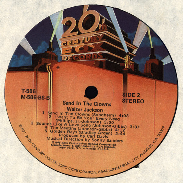 Walter Jackson - Send In The Clowns - LP