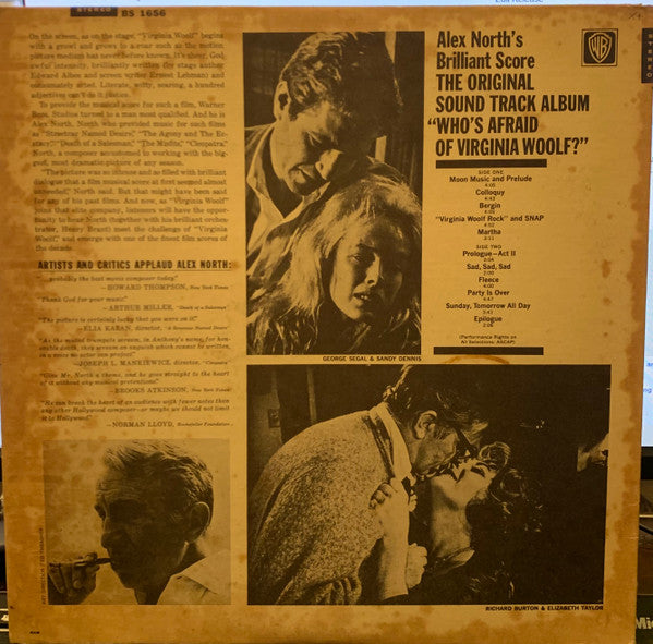 Alex North - Who's Affraid Of Virginia Wolf? (Original Music From The Motion Picture) - LP