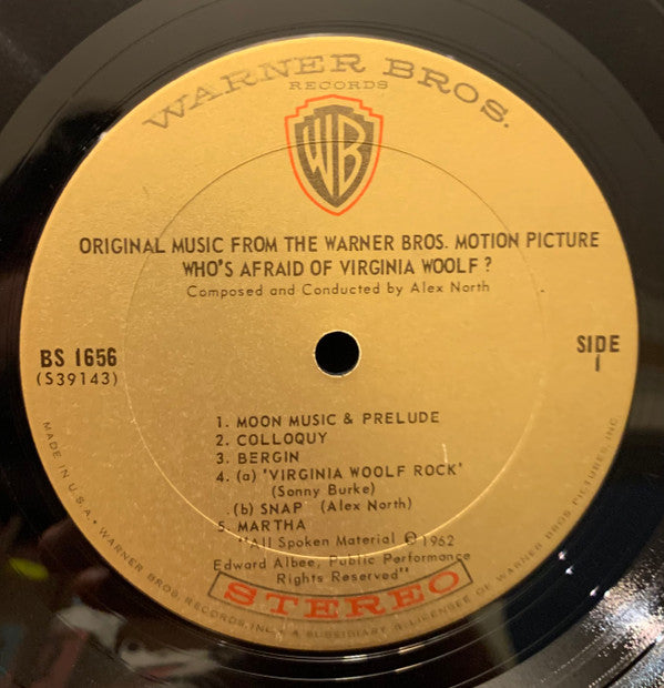 Alex North - Who's Affraid Of Virginia Wolf? (Original Music From The Motion Picture) - LP