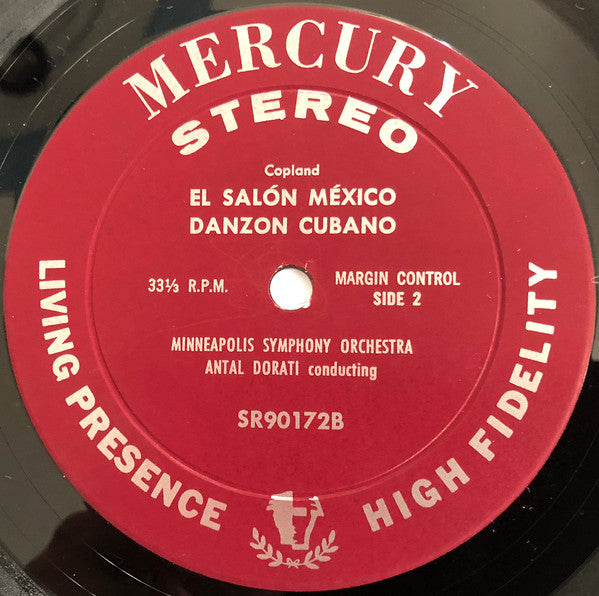 Copland* - Antal Dorati, Minneapolis Symphony Orchestra - Rodeo • El Salon Mexico • Danzon Cubano - LP