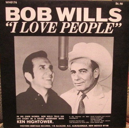 Bob Wills - I Love People - LP