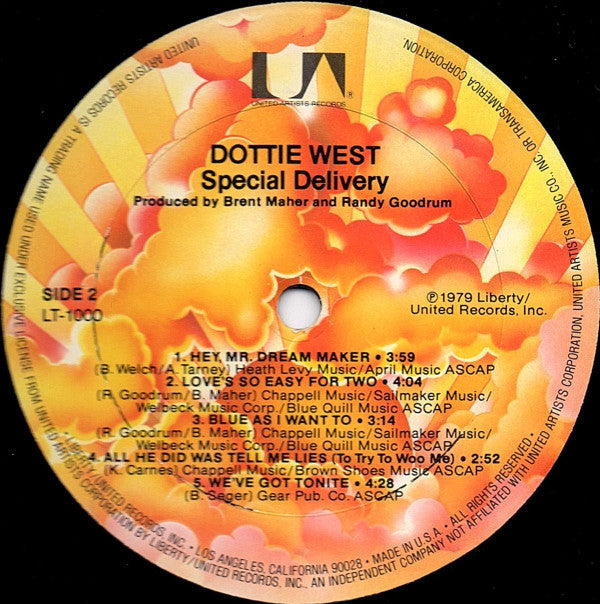 Dottie West - Special Delivery - LP