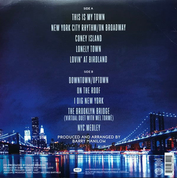 Barry Manilow - This Is My Town Songs Of New York - LP