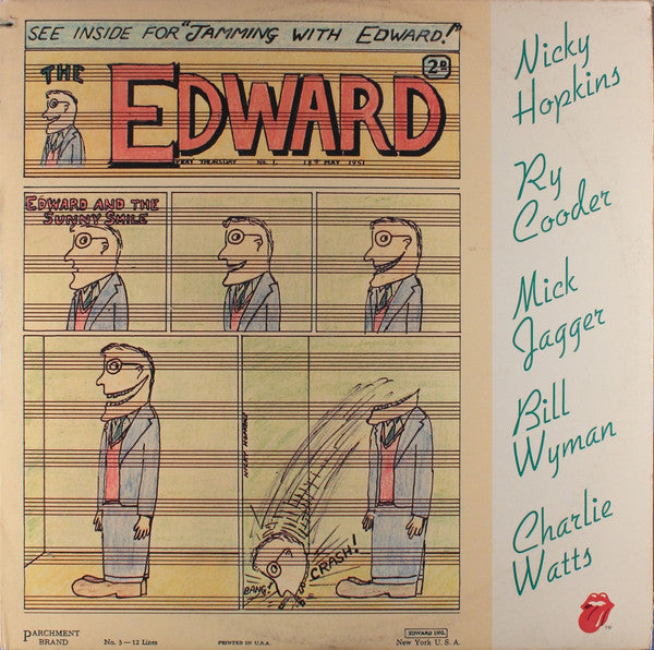 Nicky Hopkins, Ry Cooder, Mick Jagger, Bill Wyman, Charlie Watts - Jamming With Edward! - LP