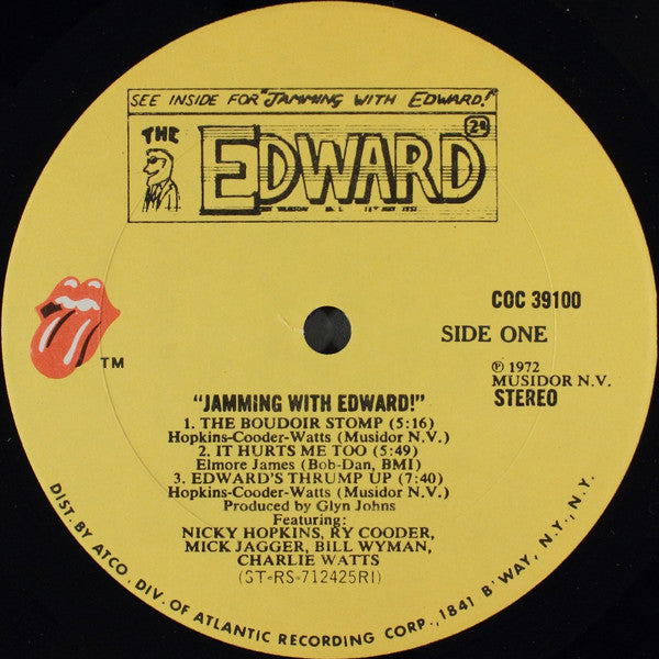 Nicky Hopkins, Ry Cooder, Mick Jagger, Bill Wyman, Charlie Watts - Jamming With Edward! - LP