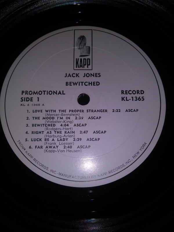 Jack Jones - Bewitched - LP