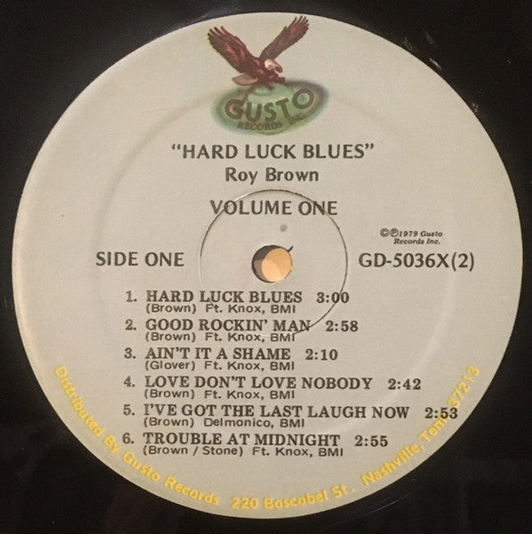 Roy Brown - Hard Luck Blues - LP