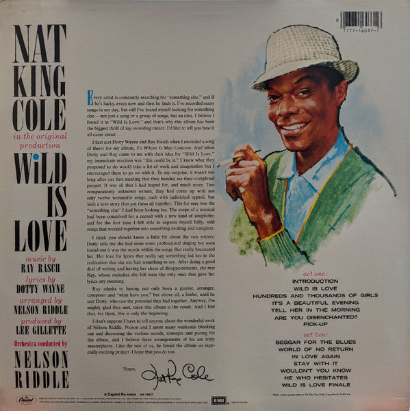Nat King Cole - Wild Is Love - LP