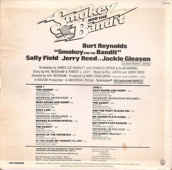 Various - Smokey And The Bandit (Music From The Original Motion Picture Soundtrack) - LP