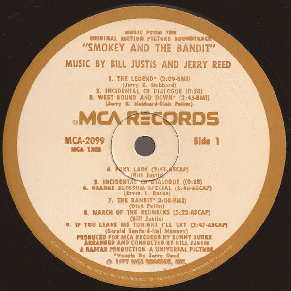 Various - Smokey And The Bandit (Music From The Original Motion Picture Soundtrack) - LP