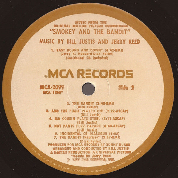 Various - Smokey And The Bandit (Music From The Original Motion Picture Soundtrack) - LP