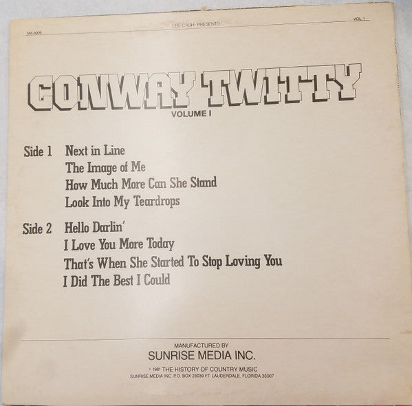 Conway Twitty - The History Of Country Music: Conway Twitty - LP