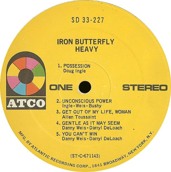 Iron Butterfly - Heavy - LP