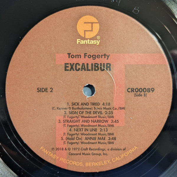 Tom Fogerty - Excalibur - LP