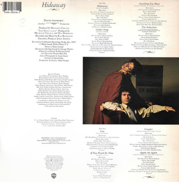 David Sanborn - Hideaway - LP