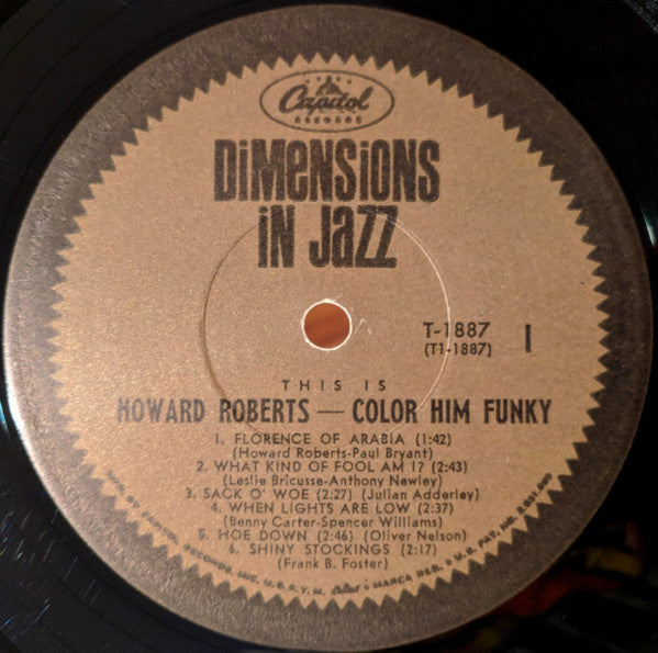 The Howard Roberts Quartet - This Is Howard Roberts / Color Him Funky - LP
