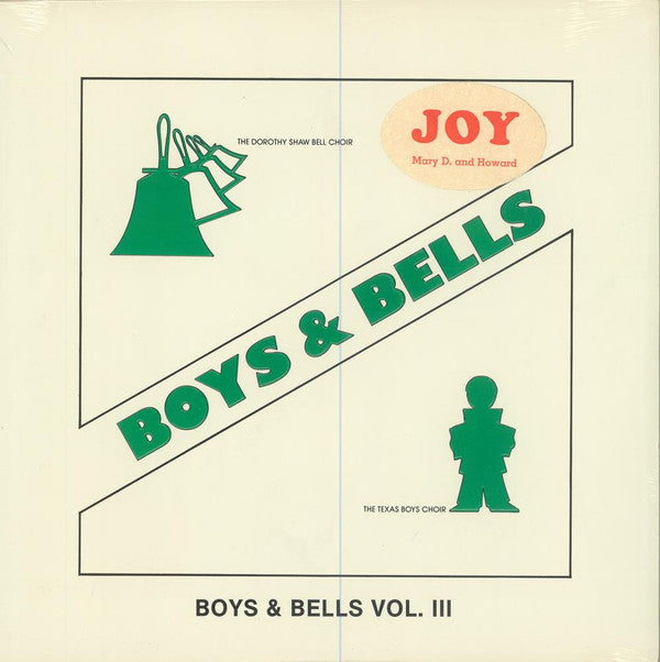 Dorothy Shaw Bell Choir / Texas Boys' Choir - Boys & Bells Vol. III - LP
