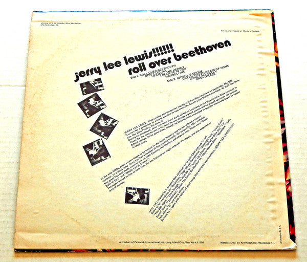 Jerry Lee Lewis - Roll Over Beethoven !!! - LP