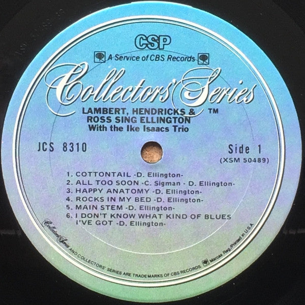 Lambert, Hendricks & Ross With The Ike Isaacs Trio - Sing Ellington - LP