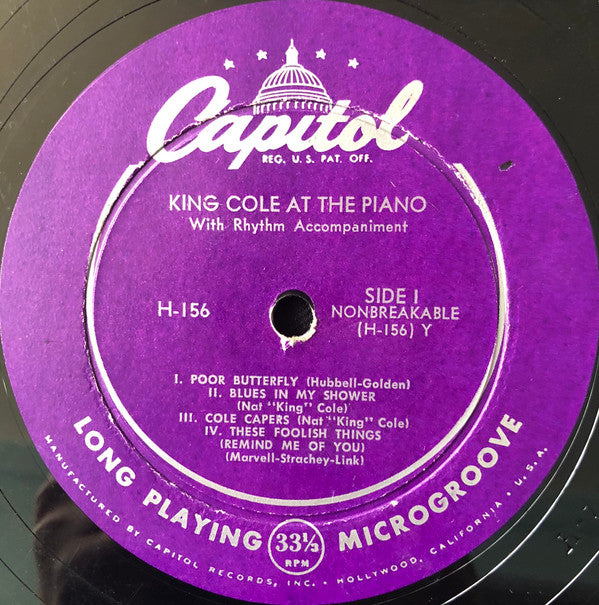 Nat King Cole - Nat King Cole At The Piano - LP