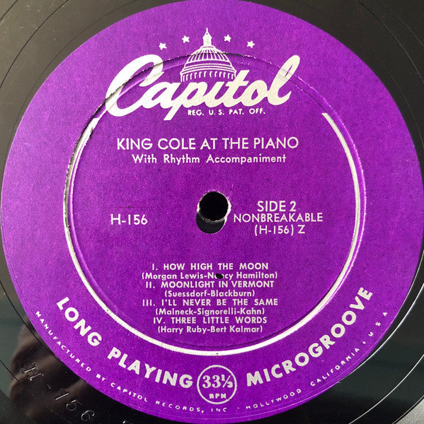 Nat King Cole - Nat King Cole At The Piano - LP