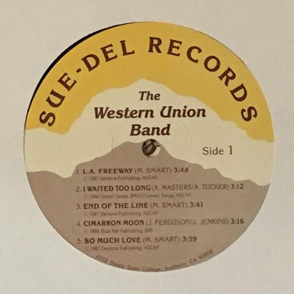 The Western Union Band  - The Western Union Band - LP