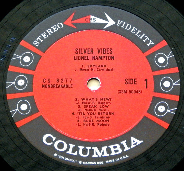 Lionel Hampton - Silver Vibes (With Trombones And Rhythm) - LP