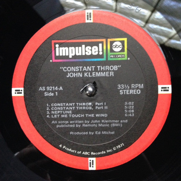 John Klemmer - Constant Throb - LP