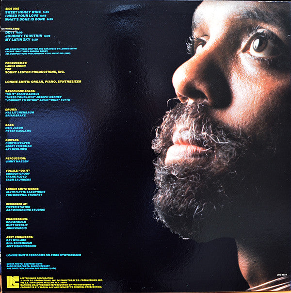Lonnie Smith - Gotcha' - LP