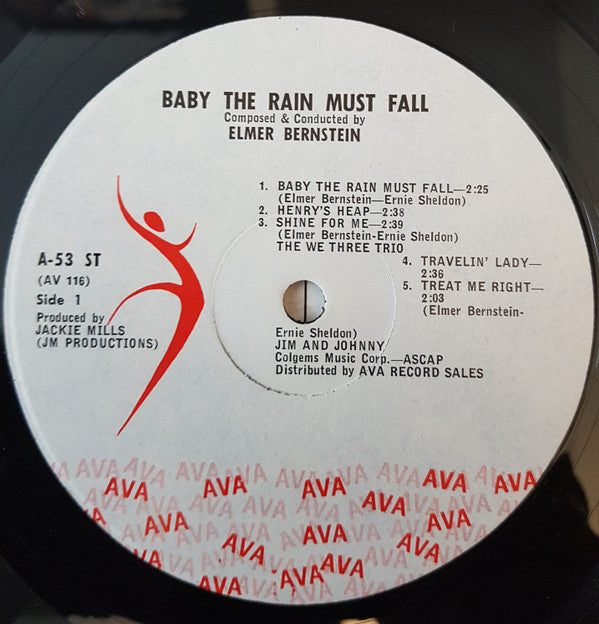 Elmer Bernstein - Baby The Rain Must Fall - LP