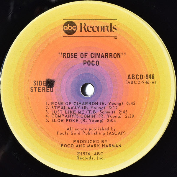 Poco (3) - Rose Of Cimarron - LP