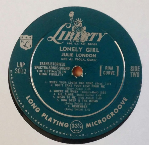 Julie London - Lonely Girl - LP