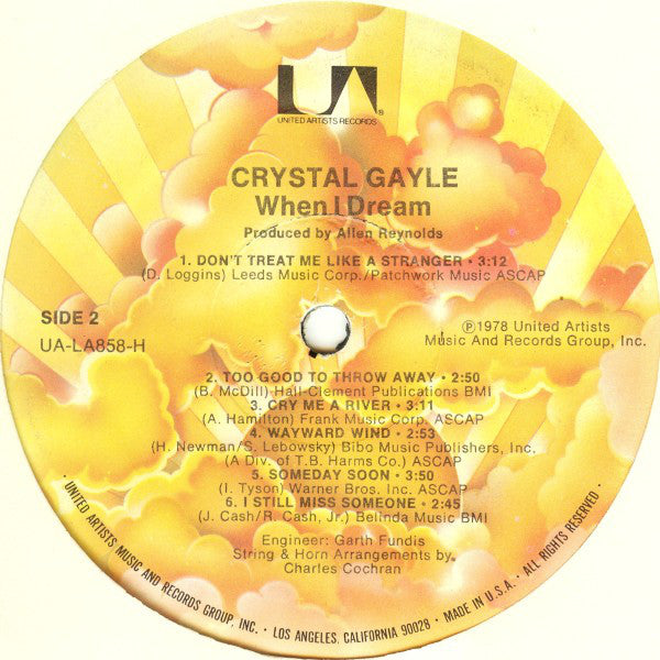 Crystal Gayle - When I Dream - LP
