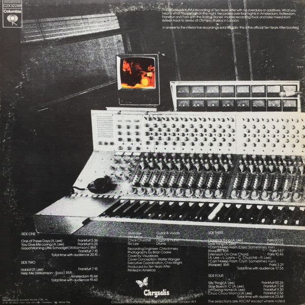 Ten Years After - Recorded Live - LP