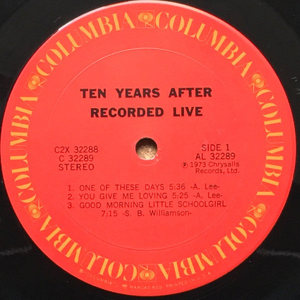 Ten Years After - Recorded Live - LP