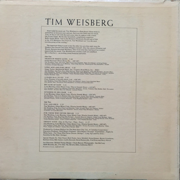 Tim Weisberg - Tim Weisberg - LP