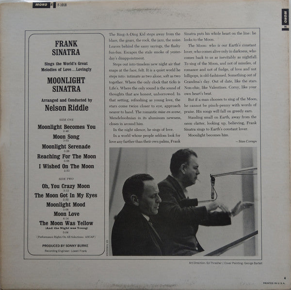 Frank Sinatra - Moonlight Sinatra - LP