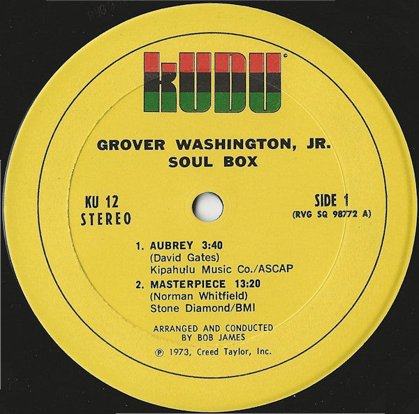 Grover Washington, Jr. - Soul Box Vol. 1 - LP