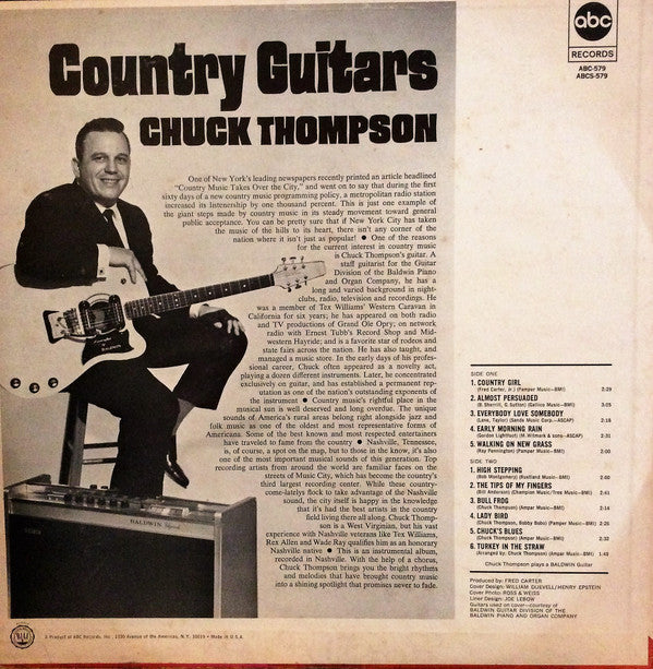 Chuck Thompson (9) - Country Guitars - LP