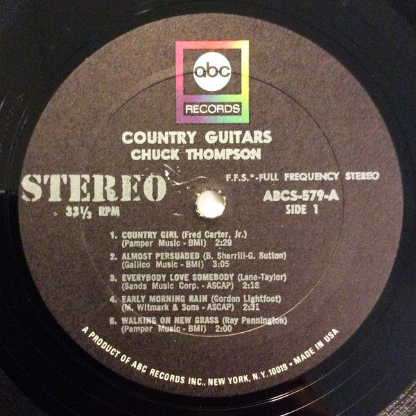 Chuck Thompson (9) - Country Guitars - LP