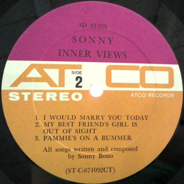 Sonny* - Inner Views - LP
