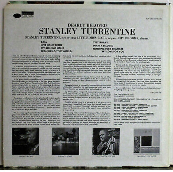 Stanley Turrentine - Dearly Beloved - LP